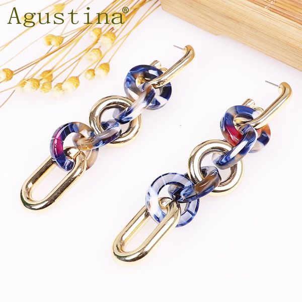 

agustina fashion earrings jewelry girls drop earrings for women punk long bohemian pendientes earring stud earings boho, Silver