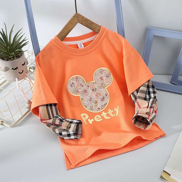 

student wear new 2021 casual children's pullover printed cartoon long sve boys' sweater nbrd, Black