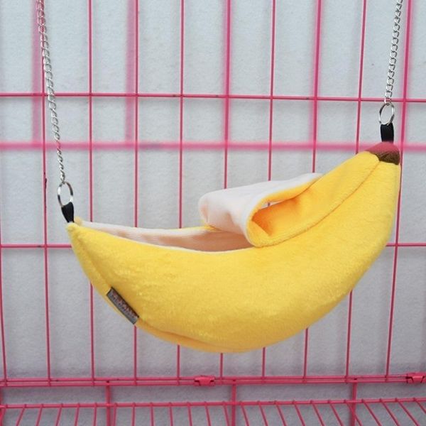 

animals design pet banana hamster rat hammock cage house nest hamster warm house small animal hammock