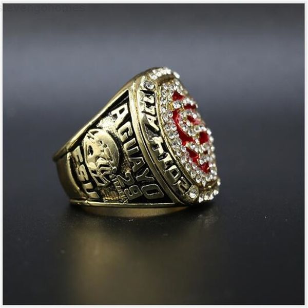 

fashion championship ring gift wholesale for fan friends854, Golden;silver