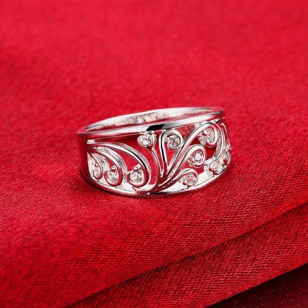 

princess fashion crystal stone silver ring women lady gift jewelry engagement wedding party with austrian crystal cute r882 h bbynlf