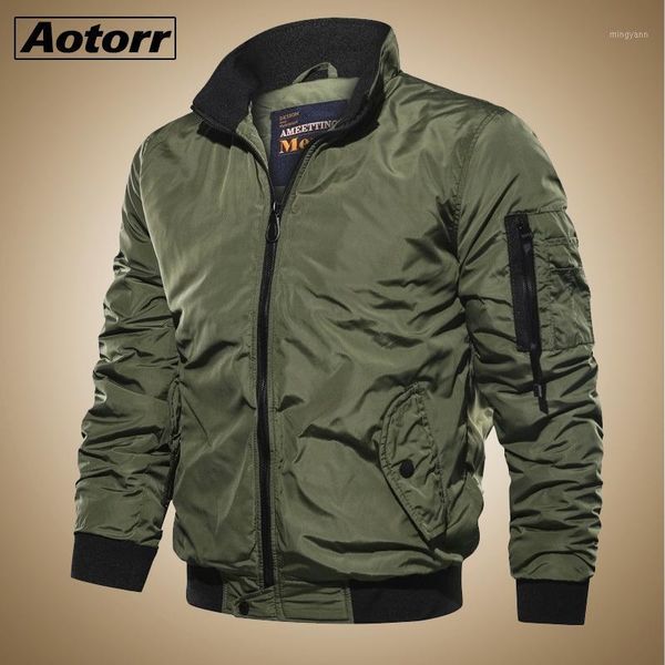 

men's bomber zipper jacket male casual streetwear hip hop slim pilot coat men clothing windproof autumn winter jacke plus size1, Black;brown