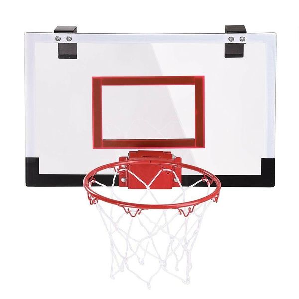 

mini basketball hoop system indoor outdoor home office door basketball net goal