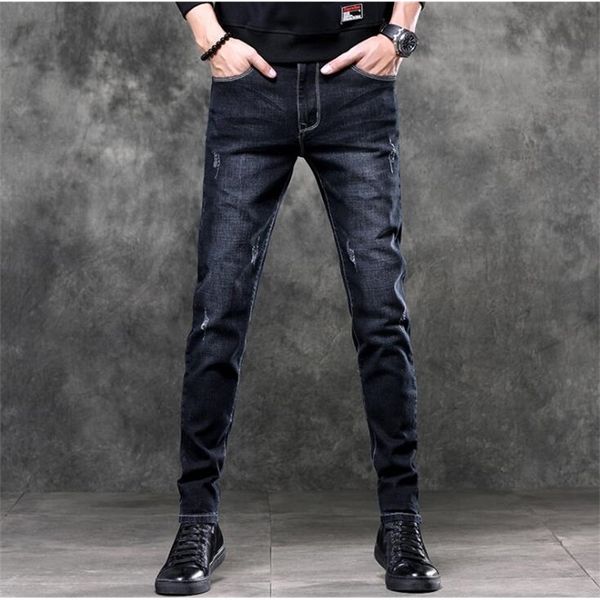 Осенняя мода новый дизайн мужчин джинсы на горячие продажи длинные брюки мужской бесплатная доставка 201117