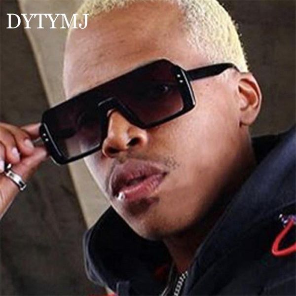 

sunglasses dytymj oversized men 2021 half frame sun glasses for men/women vintage eyeglasses gafas de sol mujer, White;black