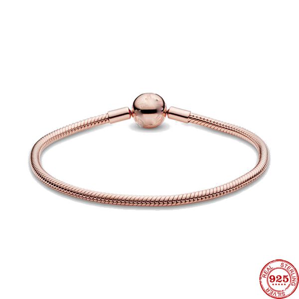 

2020 новый европейский розовый золотой цвет европейский круглый клип браслеты браслет подходят ваш diy bead charm z003, Black