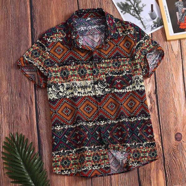 

summer men's beach shirt funny floral loose printed turn down short sleeve hawaiian shirts streetwear beach shirts camisa 2020, White;black