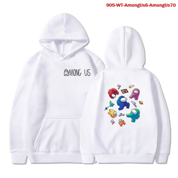 

child-parent hoodie sweatshirt game among us impostor pullover fleece cotton hooded oversize harajuku tracksuit sportswea c0127, Black