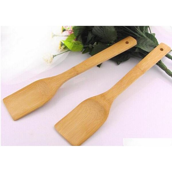 

flatware new natural bamboo turners long handle not stickt pot cook frying egg steak fish cooking u sqcjxh wphome