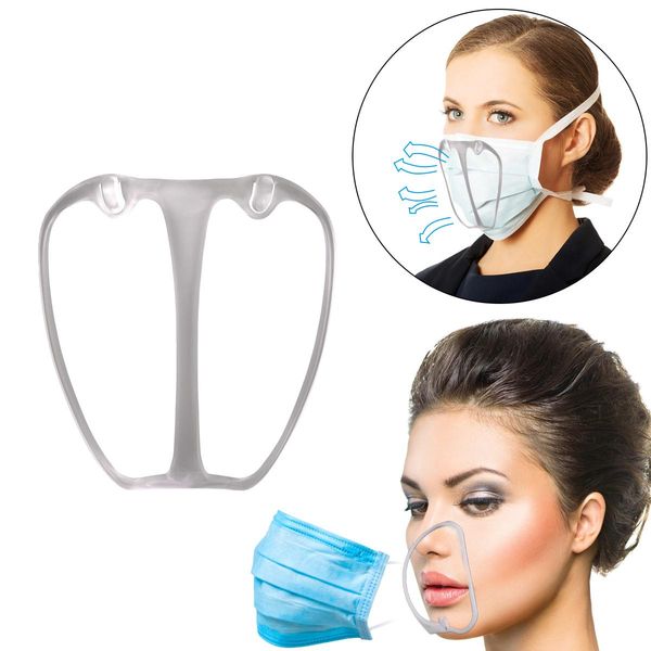 

1 / 2шк взрослый 3d маска кронштейн кронштейн внутренняя опора маска маска держатель дыхание моющаяся крышка ротки силиконовые кронштейн мас