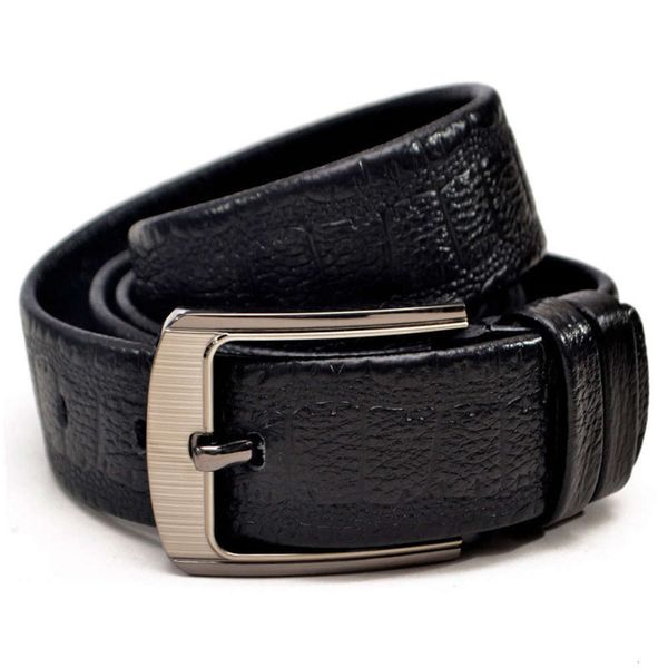 

men's pure cattle korean wide leisure pin buckle middle-aged and elderly business belt, Black;brown