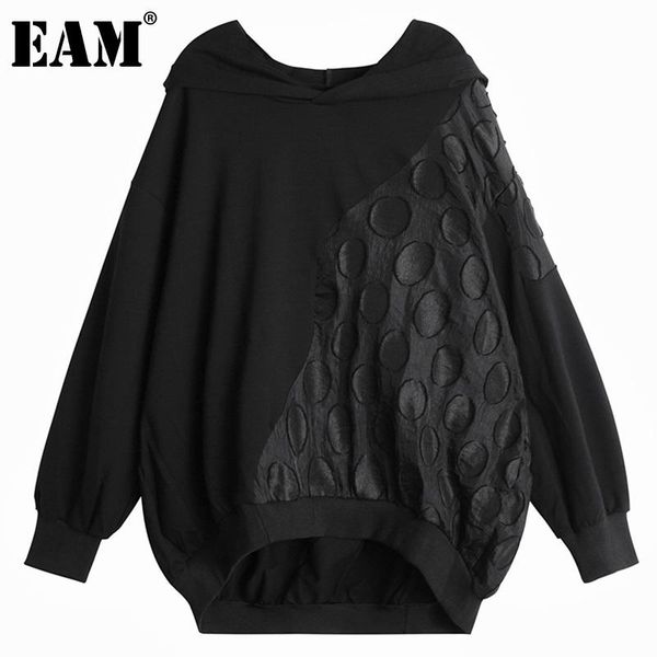 

eam] свободные fit black dot patch sprised толстовка новый с капюшоном с капюшоном с длинным рукавом с капюшоном с капюшоном с капюшоном с