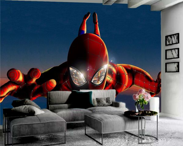 

hero cartoon character 3d wallpaper 3d p wallpaper home decor living room bedroom children's room classic 3d wallpaper