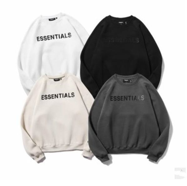 

157Official new high quality Mens and womens hoodies Leisure fashion trends fear of god fog essentials men women designer mens tracksuit, Black