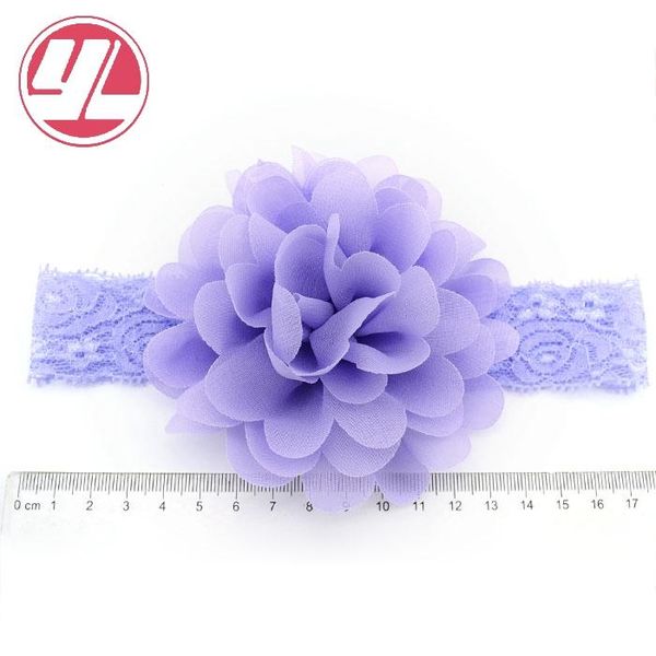

1pc lace lovely baby flower bow headband headwear elastic hair band girls infant toddler hair accessories for kids hair ornament h wmtlzx, Black;brown