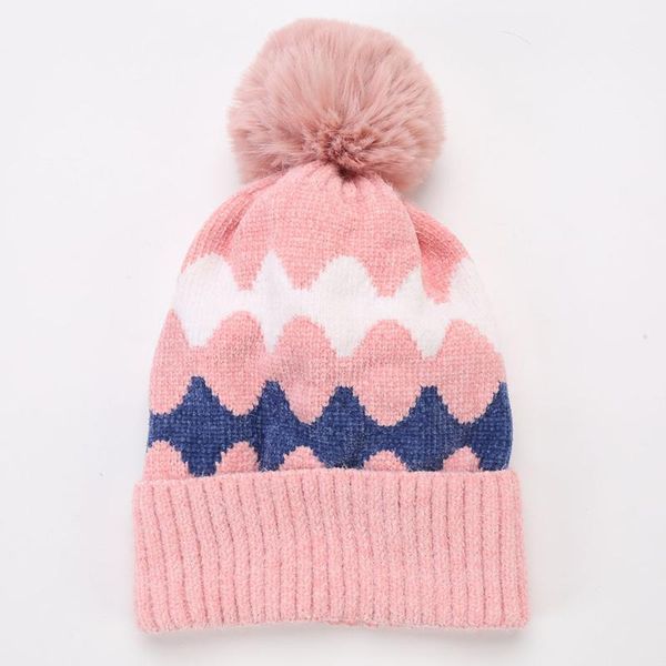 

2020 new sale retro outdoor men and women christmas winter ski multicolor selection hat wool hat double warm and windproof knit1, Blue;gray