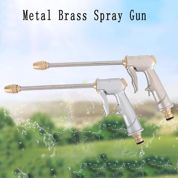 

garden hoses rotating adjustable car cleaning wash water sprayer handheld high pressure brass nozzle lawn irrigation tool