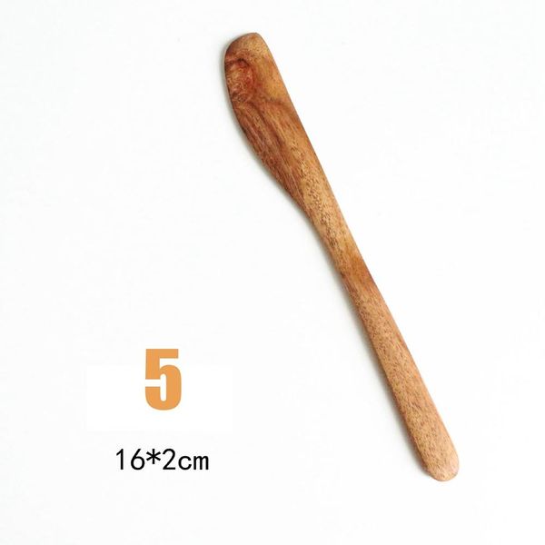 

wooden spoon tableware tablespoon stirring spoon milk powder spoon teak log butter knife environmental protection for kids h jllnij