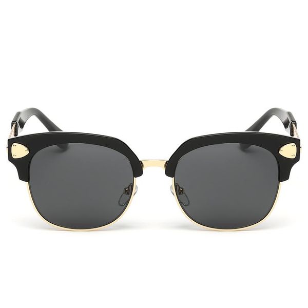 

sunglasses women fashion brand oval design mirror acrylic sun glasses for six colors, White;black