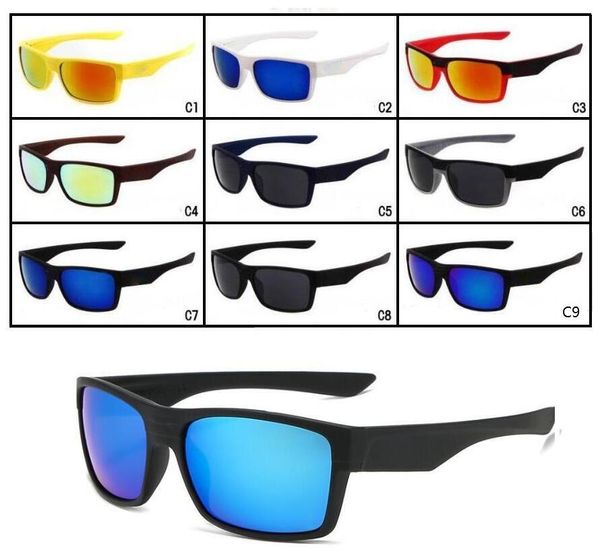 

summer men popular colorful sunglasses driving glasses women cycling outdoor sun glasses square frame riding glasses 9 colors, White;black