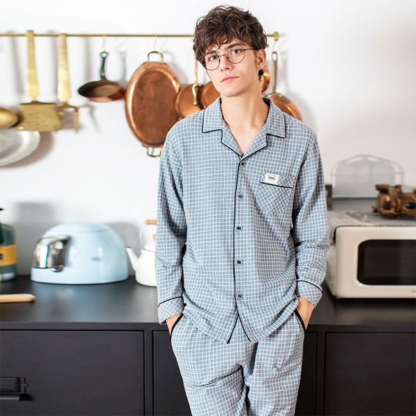 

fenteng autumn pajamas for men m98112301 q1216, Black;white