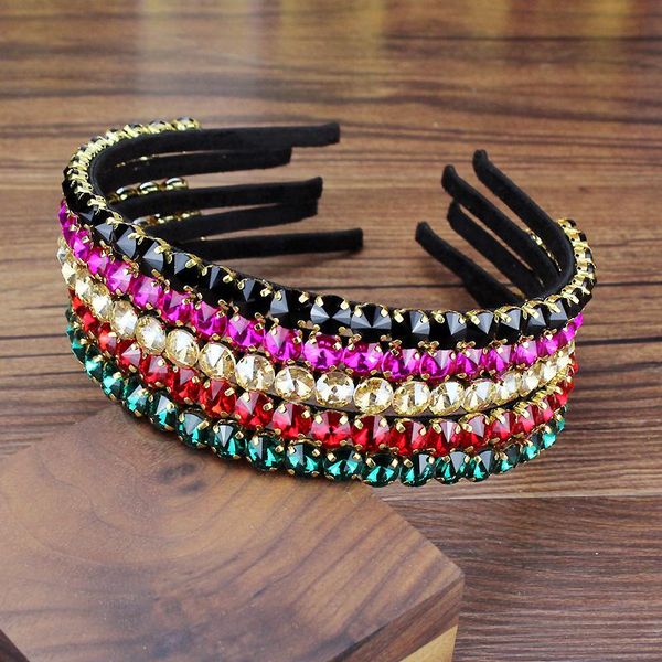 

hair clips & barrettes fashion ornaments elegant jewelry accessories crystal hairband sparkly rhinestone headbands for women girls wedding p, Golden;silver