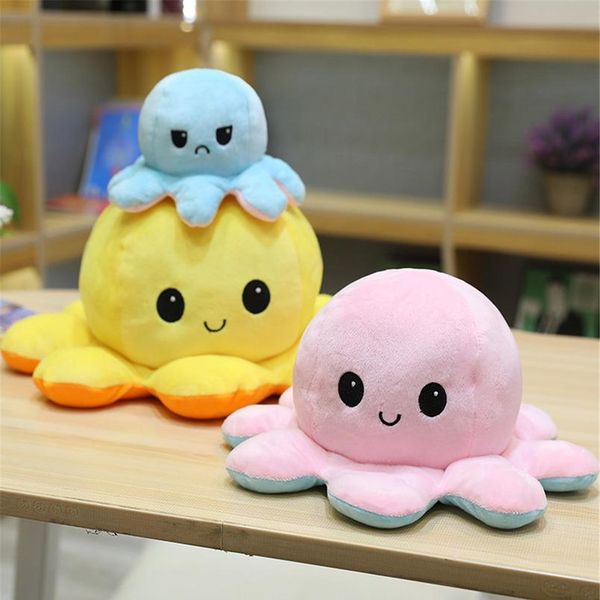 

40cm cute soft simulation pulpo doll kids christmas gift double-sided plush toy child birthday present fasts sqclzu