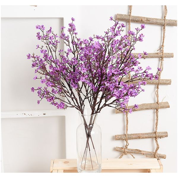 

gypsophila artificial flowers white branch babies breath fake flowers long bouquet home wedding decoration autumn f wmtcdb