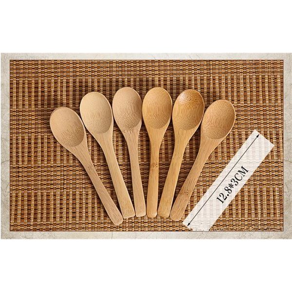 

wooden baby coffee honey spoon new delicate kitchen using condiment small 12.8*3cm