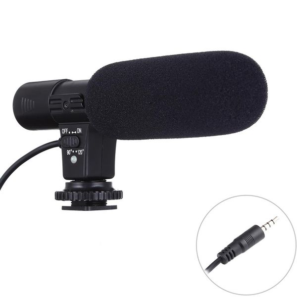 

mic-04 30-18000hz rate sound clear stereo microphone for smartphone cable length 28cm