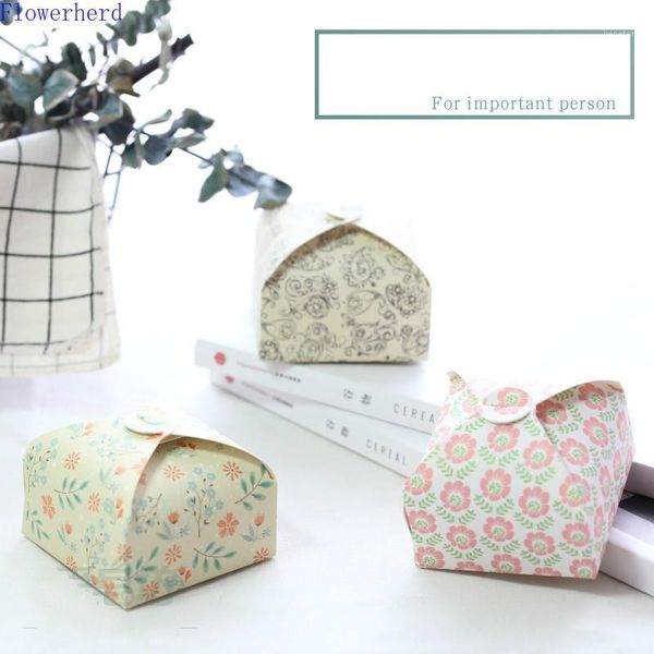 

diy handmade soap craft packaging, buckle pattern packaging box, simple gift box, 10pcs wrapping paper cardboard box1