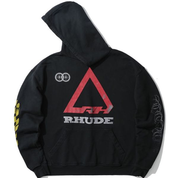 

rhode parted hoodie, Black