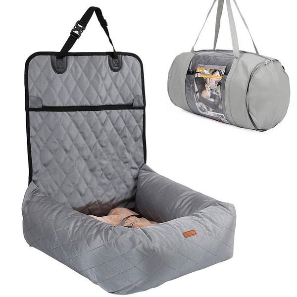 

dog car seat covers 2 in 1 deluxe pet bed waterproof nylon carrier bag cat sleep basket rear back front mat travel accessories