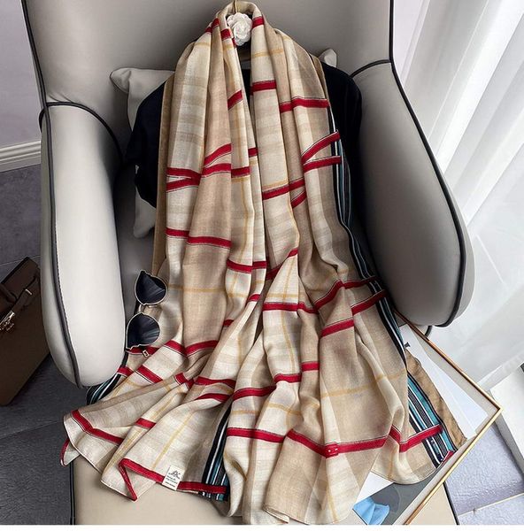 

nice quality classic brand 100%silk scarf for women new spring designer floral flower long scarves scarfs wrap with tag shawls, Blue;gray