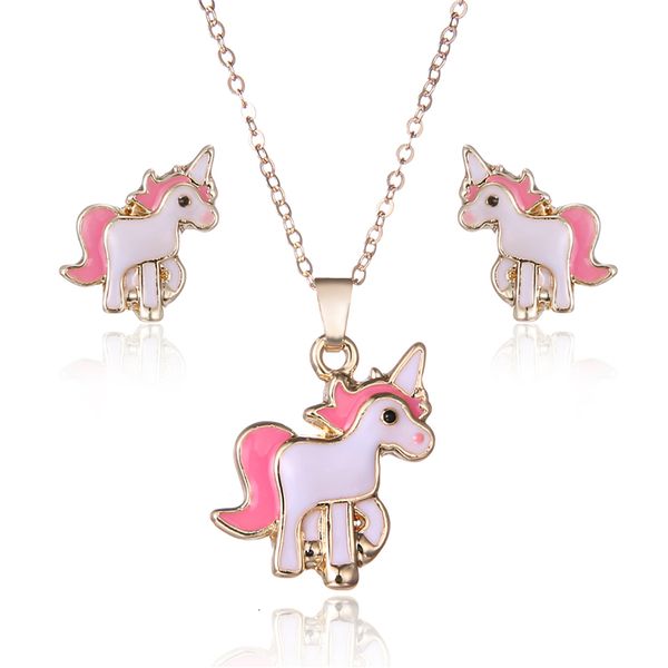 

fairytale unicorn pendant necklace for women girls kids