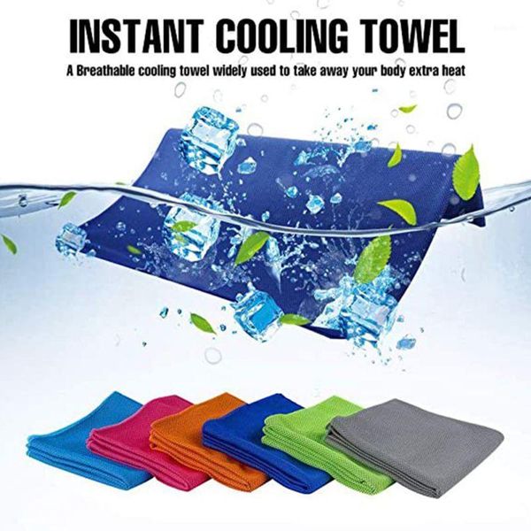 

outdoor sport ice towel rapid cooling microfiber ice towels for fitness quick-dry yoga summer enduring instant chill towel1, Black