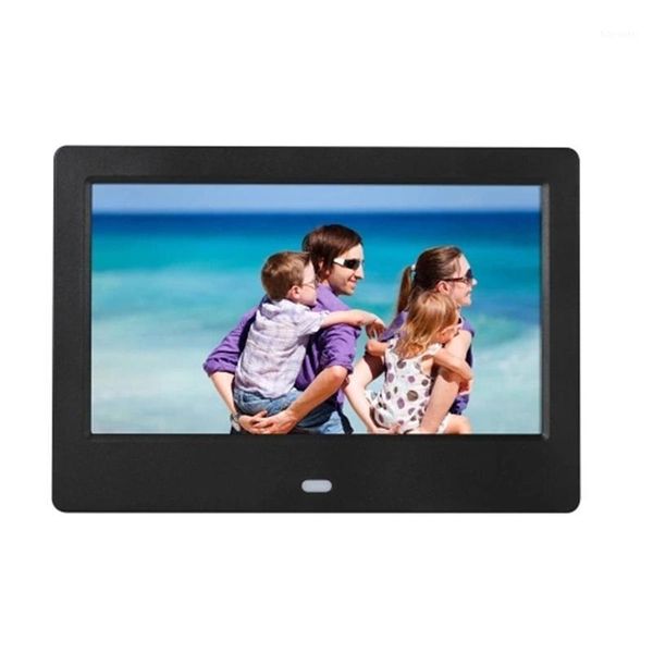 

sjd-703 7 inch leds digital p frame 1024 x 600 h-d sn deskdisplay ie mp4 video mp3 o clock calendar wit1