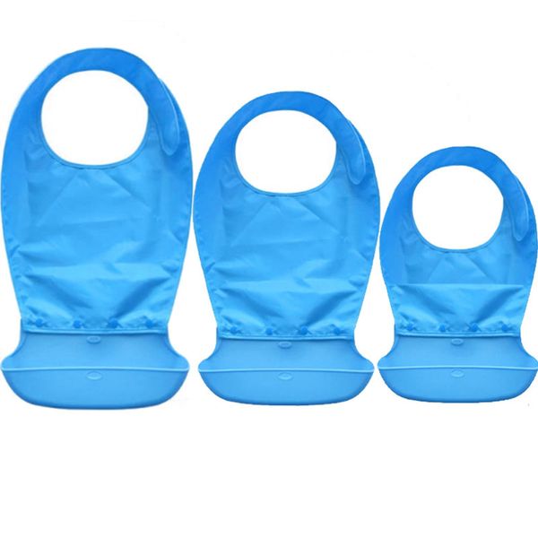 

waterproof silicone saliva towel wholesale cartoon waterproof aprons bibs with snap extra large size y200710