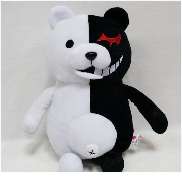 

2019 dangan ronpa super danganronpa 2 monokuma black & white bear plush toy soft stuffed animal dolls birthday gift for wmtzjs, Gray;blue