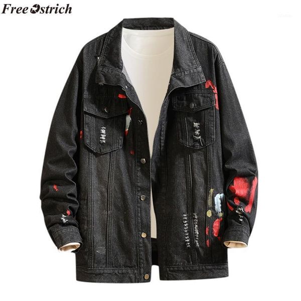 

men's jackets ostrich fashion jacket autumn and winter men's casual hooded jacket,explosive jacket1, Black;brown