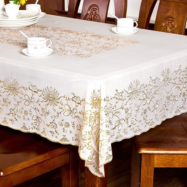 

pvc waterproof tablecloth square rectangular coffee desk table cloth plaid kitchen fabric flamingo dining table cover home decor