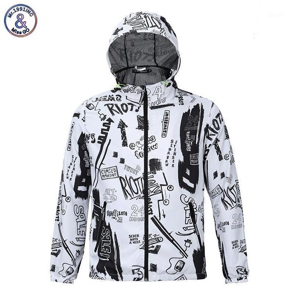 

2017 mr.1991inc hooded jacket for men waterproof polyester quick drying jacket with cap thin style autumn spring outerwear jacke1, Black;brown