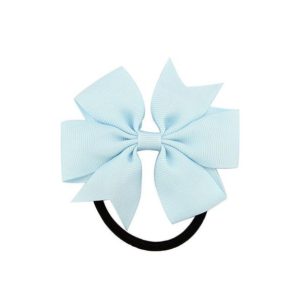 

candy color girl bow knot grosgrain лента волос кольцо для волос женская резина резина эластичные гусы ленты луки журнал девушки h jllezc, Black;brown