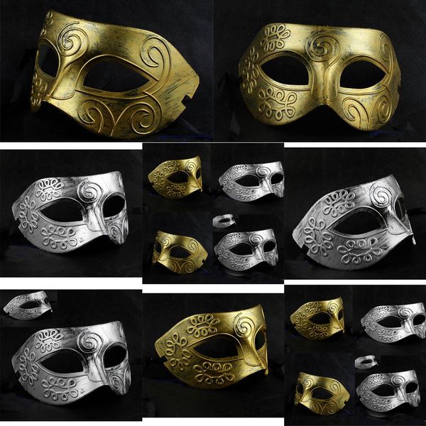 

masks retro men's 150pcs greco-roman gladiator 2015 masquerade vintage golden/silver silver carn p2r7