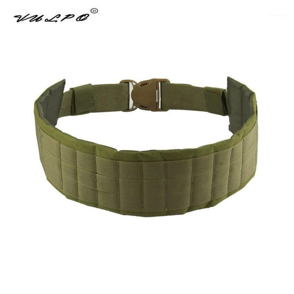 

vulpo style molle padded molle waist belt outdoor equipment for paintball waist support1, Black;gray