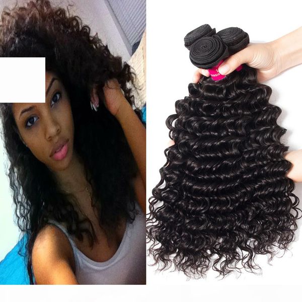 

8a brazilian virgin hair straight body wave loose wave kinky curly deep wave 100% unprocessed brazilian peruvian malaysian indian human hair, Black;brown