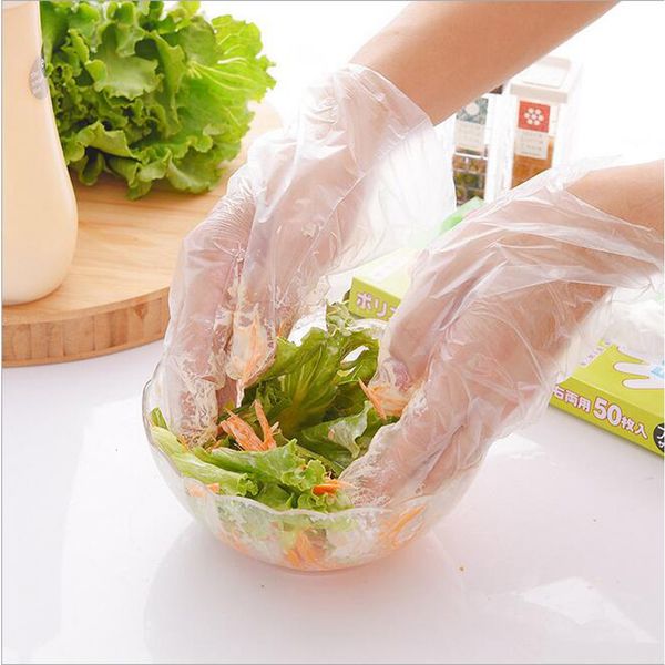 

plastic disposable prep gloves for cooking cleaning food handling kitchen accessories latex free