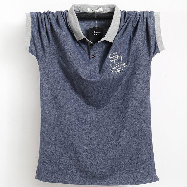 

men polo shirts business men brands polo shirts embroidery turn-down collar mens polo shirt plus size 5xl c1118, White;black