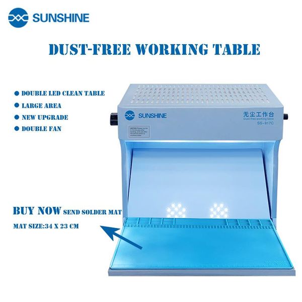 

power tool sets est ss-917c dust working room anti bench adjustable wind cleaning with checking lamp sunshine