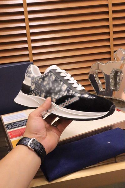 

new fashion velvet black white beige men's shoes beautiful platform leisure solid color fashion casual shoes with shoe box, Black;red